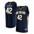 Camiseta Alexis Ajinca 42 New Orleans Pelicans Icon Edition Armada Hombre
